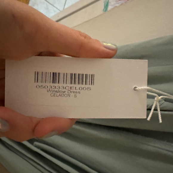 NWT and never worn. Winslow Dress Size S in Celadon - Picture 5 of 6